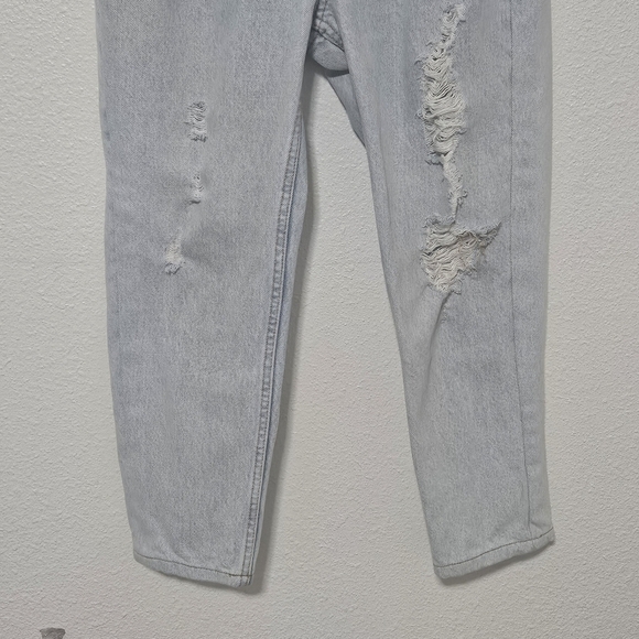 Pull & Bear high rise button fly straight leg jeans size 4 - Picture 3 of 16